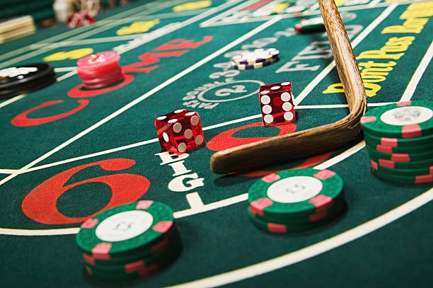 Baccarat table layout showing Player and Banker positions